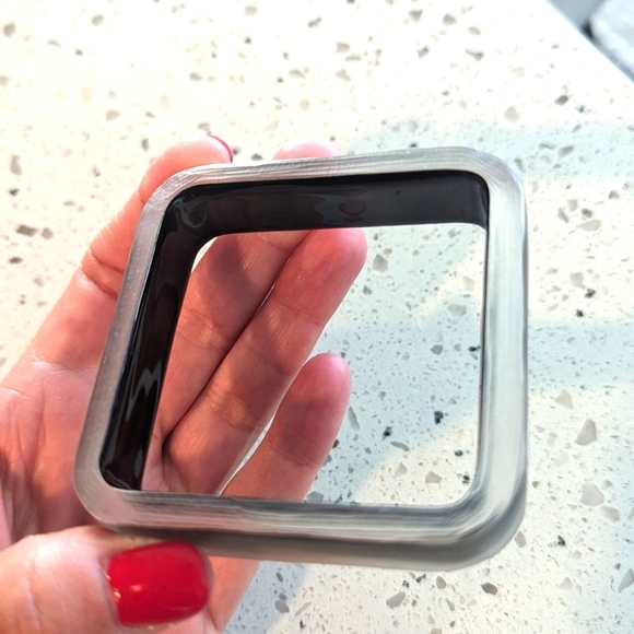 Alexis Bittar lucite square bangle - Picture 2 of 7